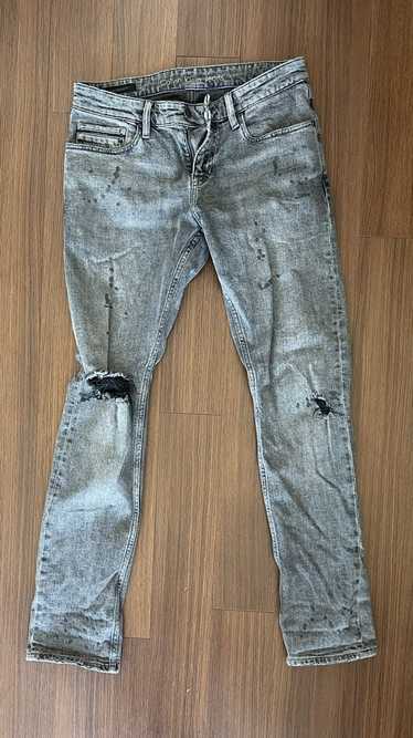 Calvin Klein CK Jeans Distressed Paint Splatter Gr