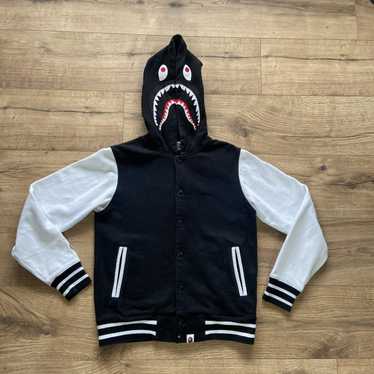 Bape Bape baby milo shark varsity jacket m - image 1