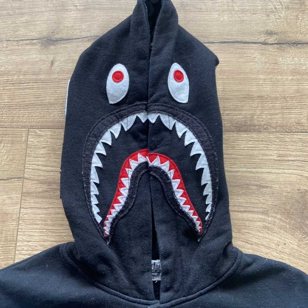 Bape Bape baby milo shark varsity jacket m - image 3