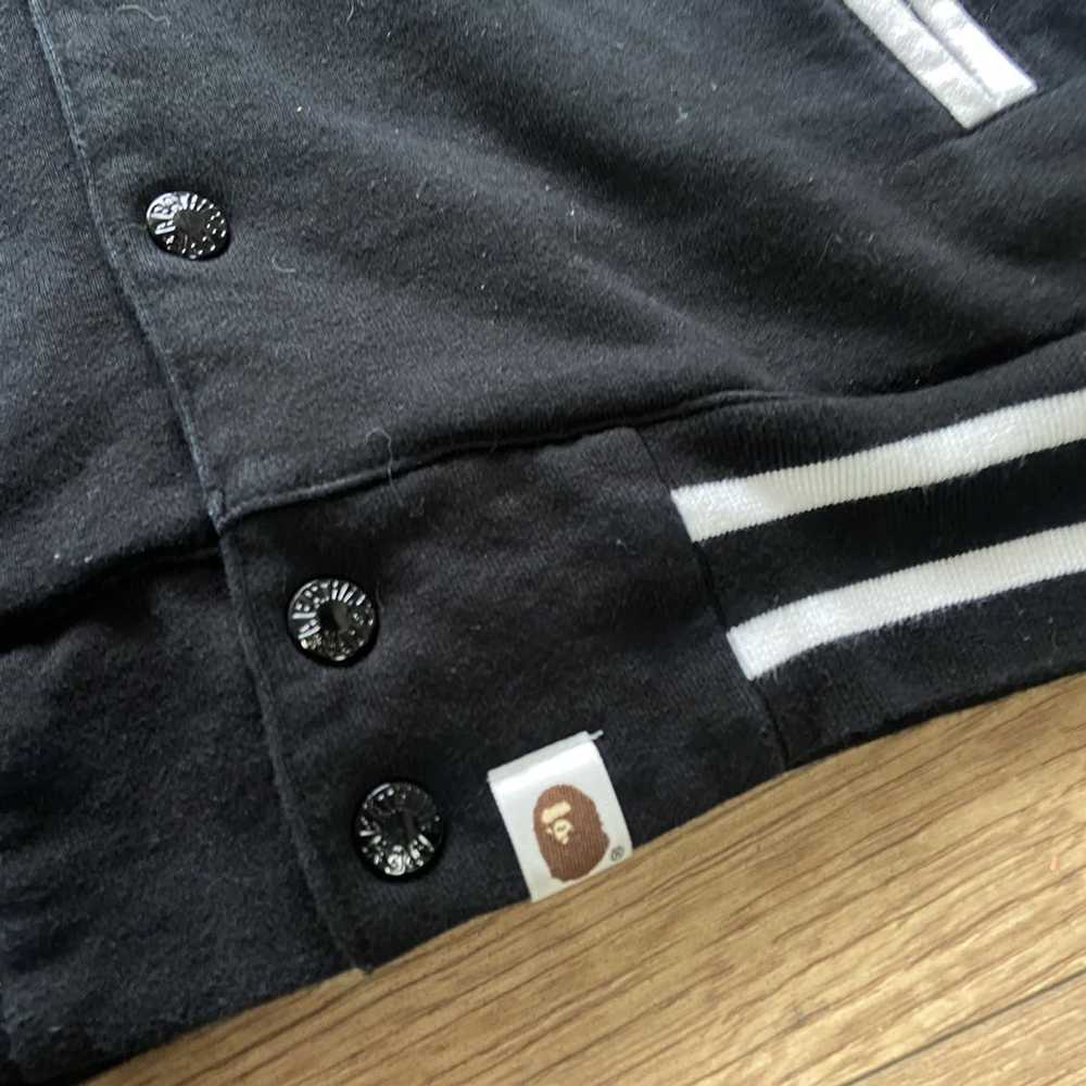 Bape Bape baby milo shark varsity jacket m - image 5