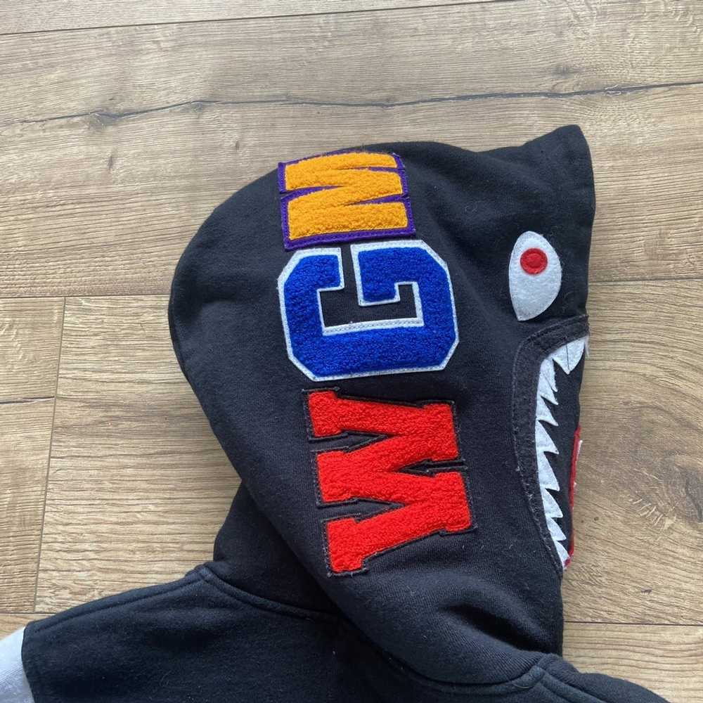 Bape Bape baby milo shark varsity jacket m - image 9