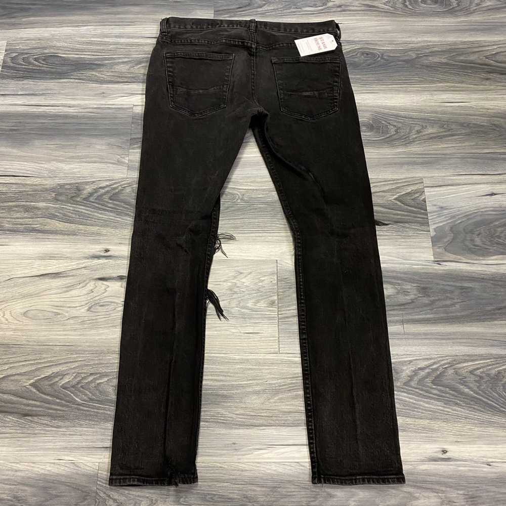 Pacsun Pacsun Black Denim Ripped Skinny Jeans Men… - image 3