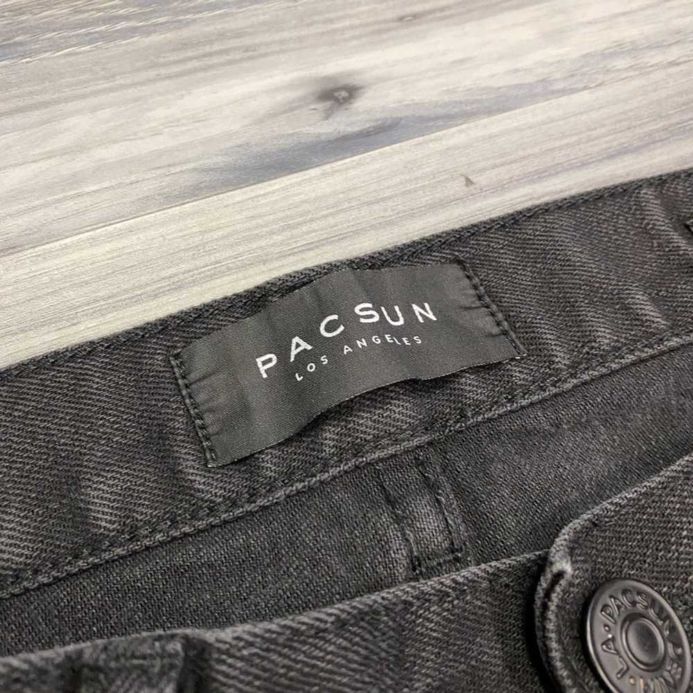 Pacsun Pacsun Black Denim Ripped Skinny Jeans Men… - image 4