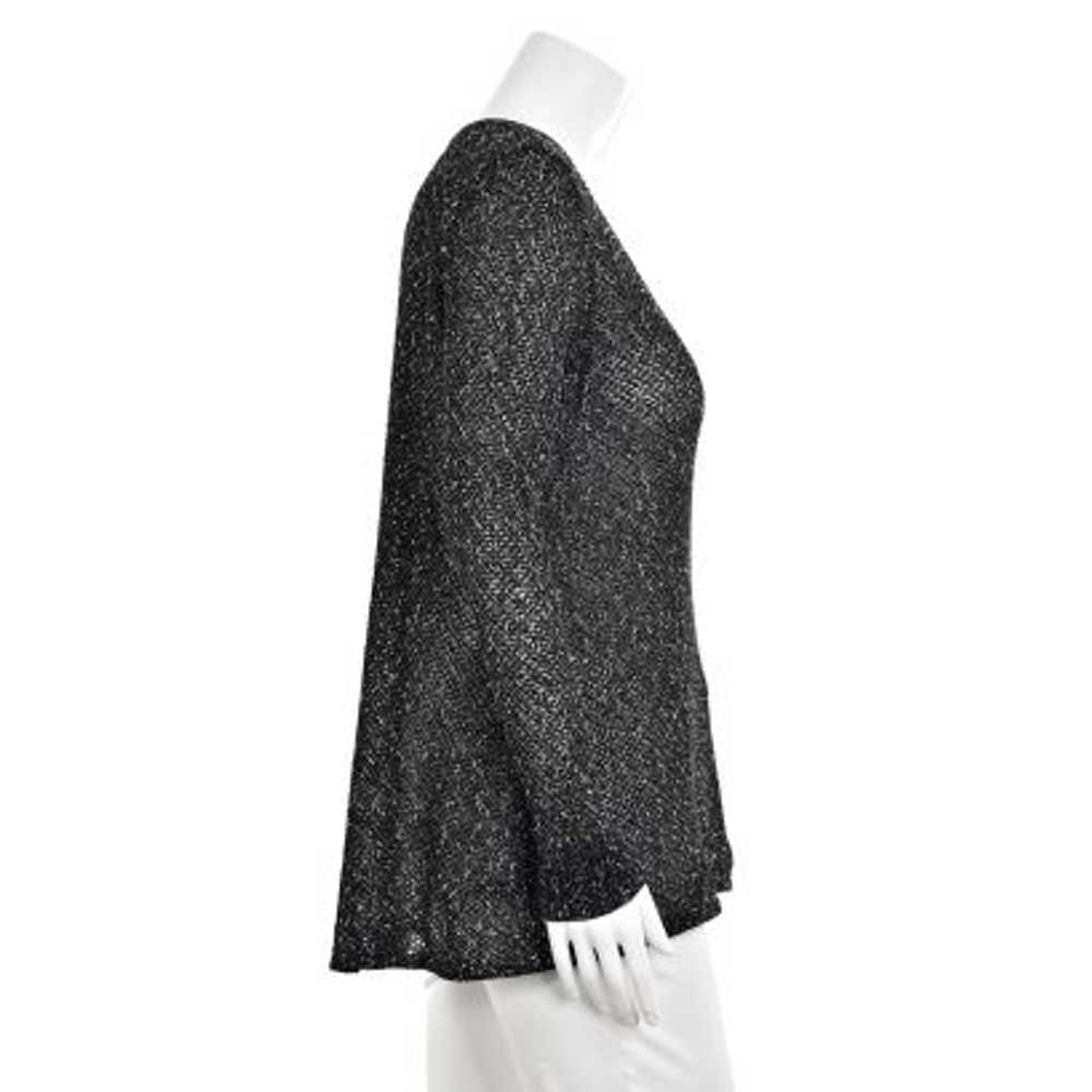 Eileen Fisher Loose Knit Linen Blend Pullover in … - image 3