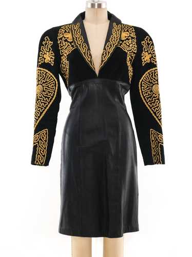 North Beach Leather Matador Inspired Dress