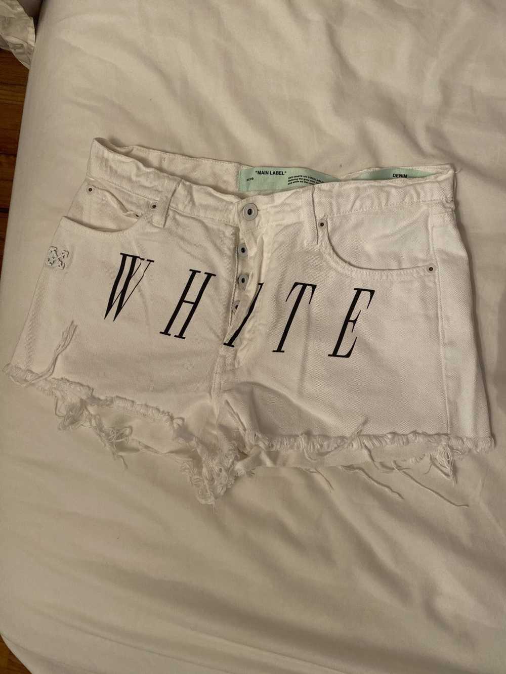 Off-White Off White jean shorts - image 1