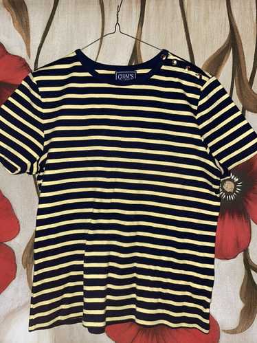 Chaps Ralph Lauren Chaps Buttoned Sleeve Stripe Sh