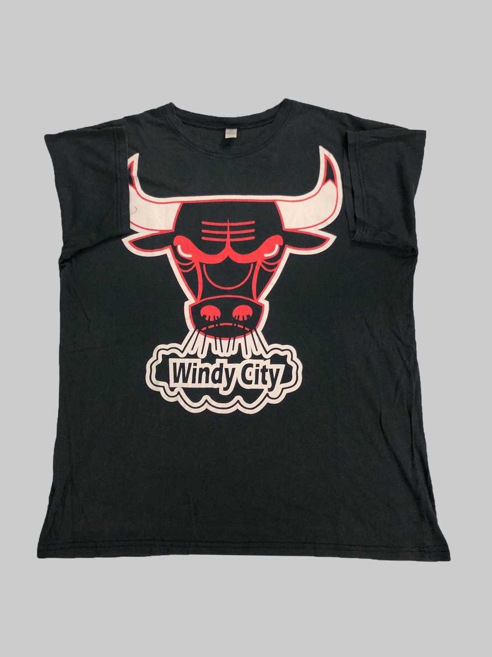 NBA × Rap Tees × Vintage Vintage Chicago Bulls Wi… - image 2