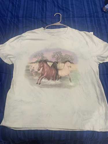 Animal Tee × Vintage VINTAGE x Y2K x HORSES TEE x 