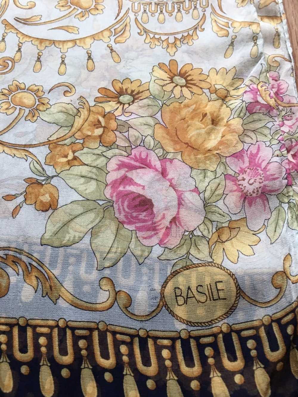 Other × Vintage BASILE Vintage Flowers Logo Long … - image 5