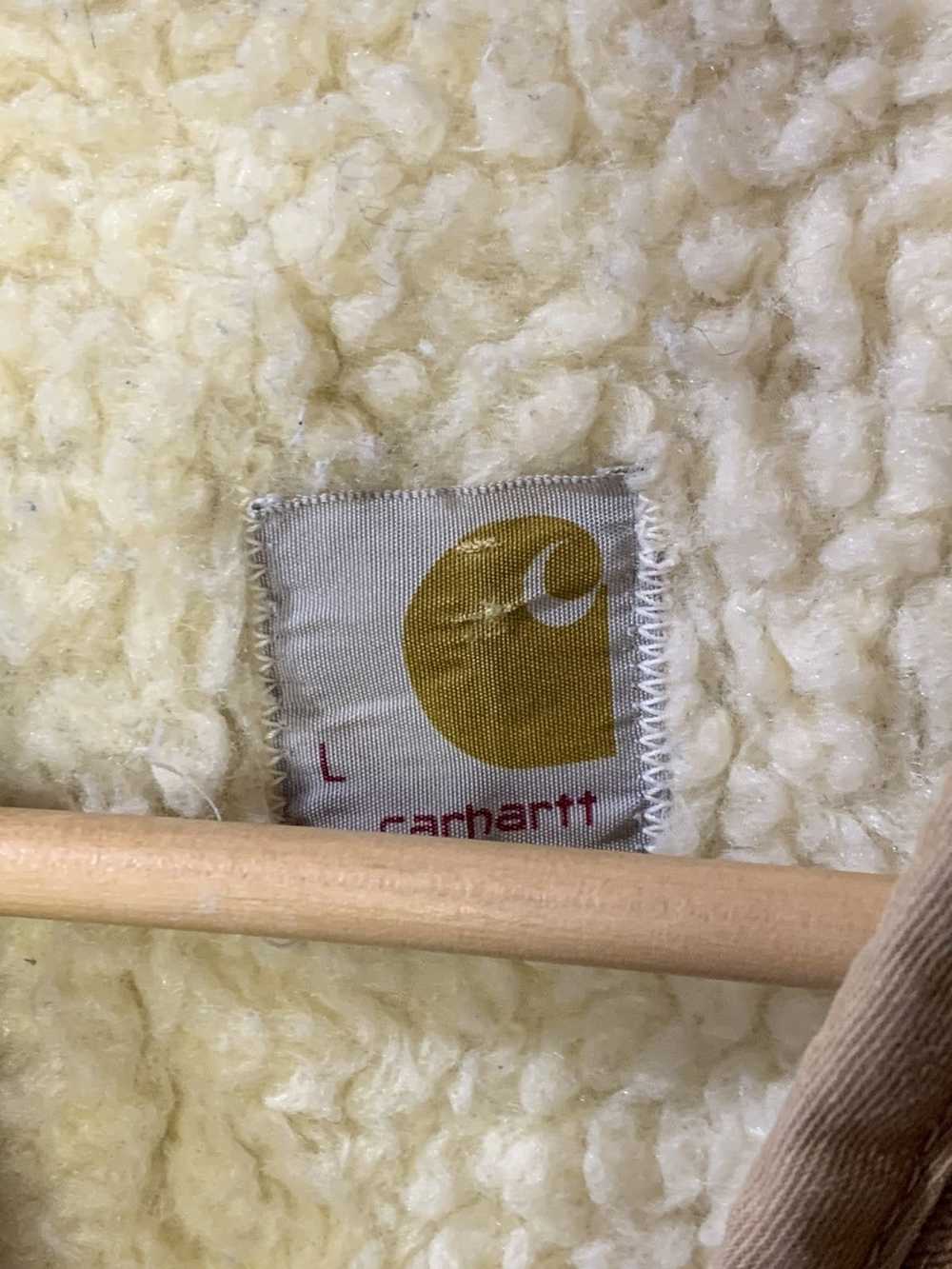 Carhartt × Made In Usa × Vintage Sherpa Deep Pile… - image 5
