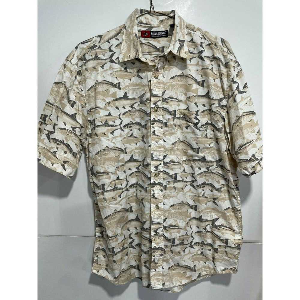 Reel Legends Reel Legends Button-Up Shirt Short S… - image 2