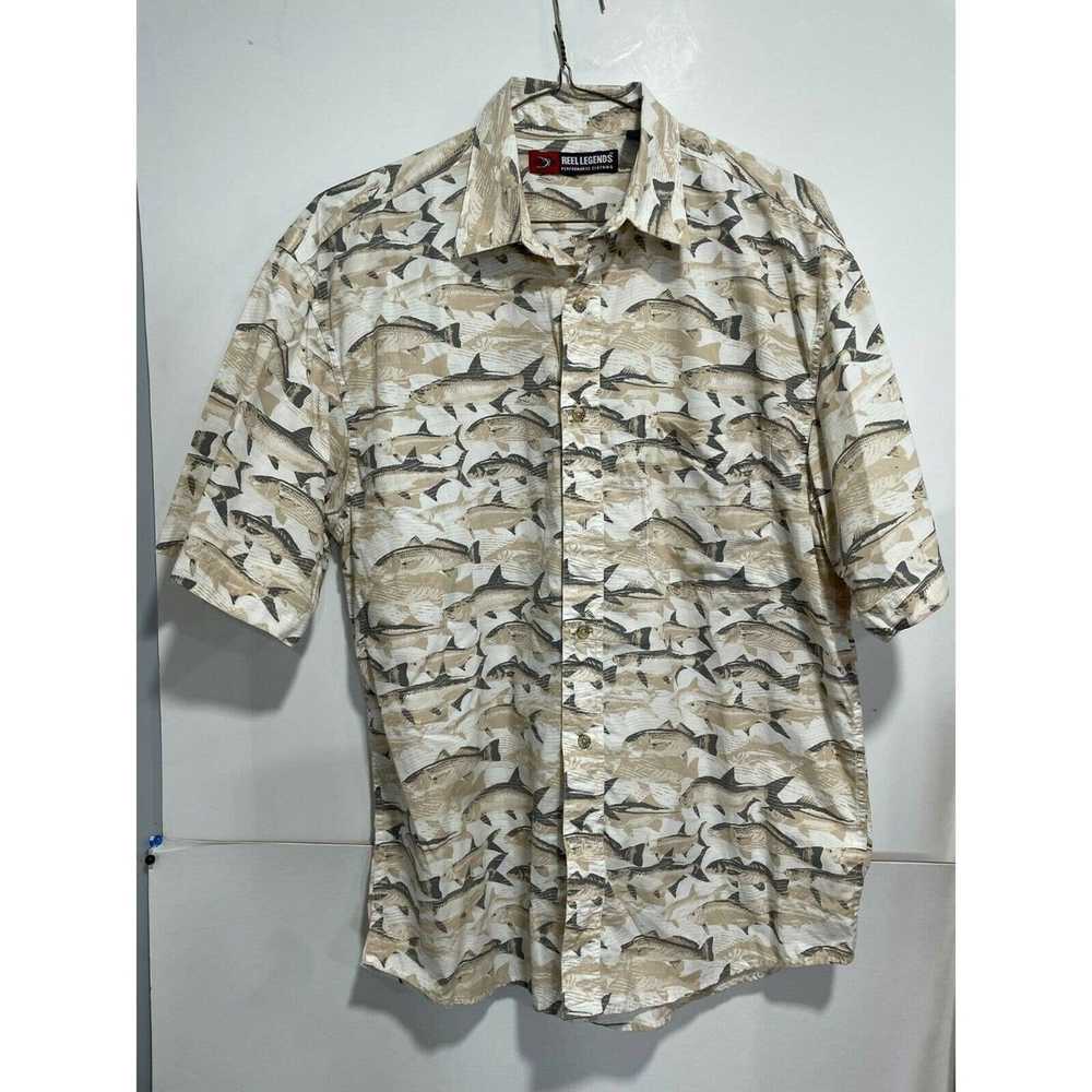 Reel Legends Reel Legends Button-Up Shirt Short S… - image 3