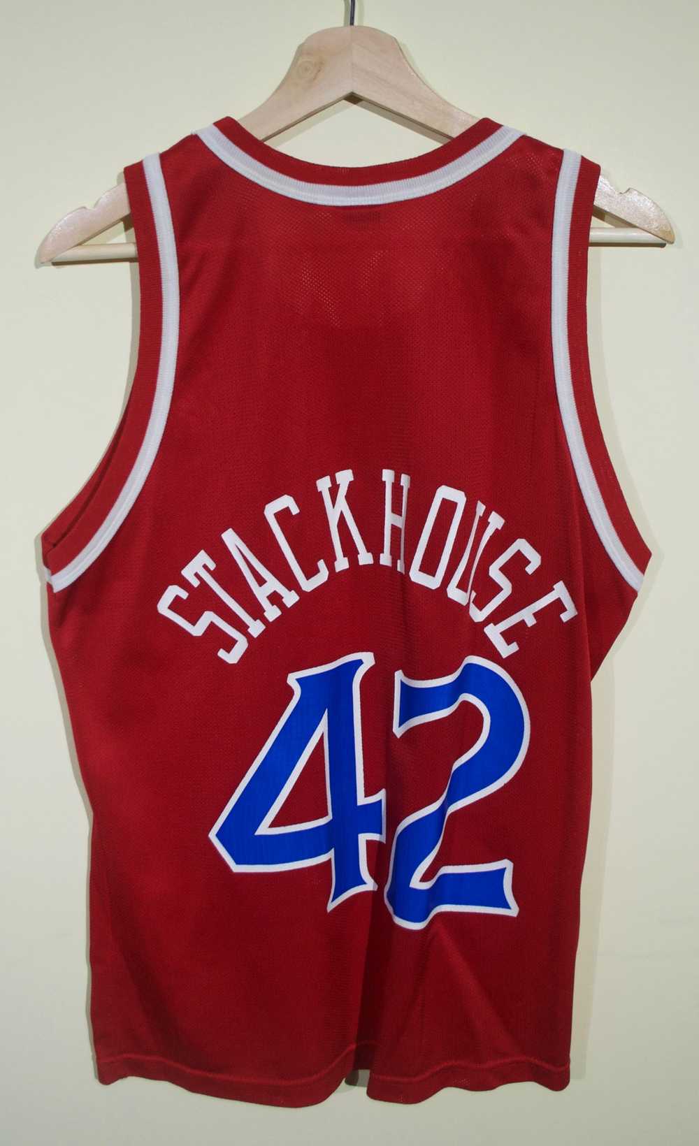 Jerry Stackhouse Sixers Jersey sz 40/M - image 2