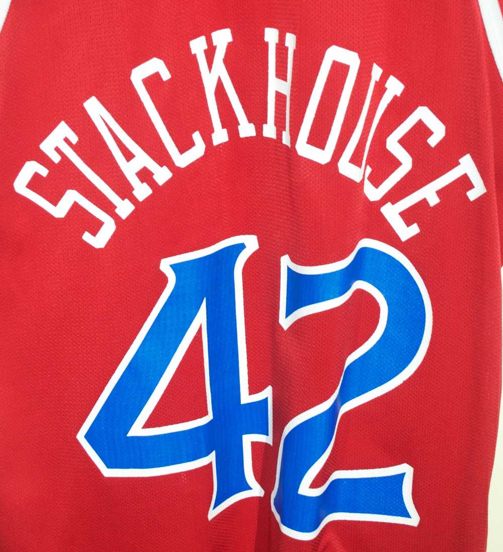 Jerry Stackhouse Sixers Jersey sz 40/M - image 4