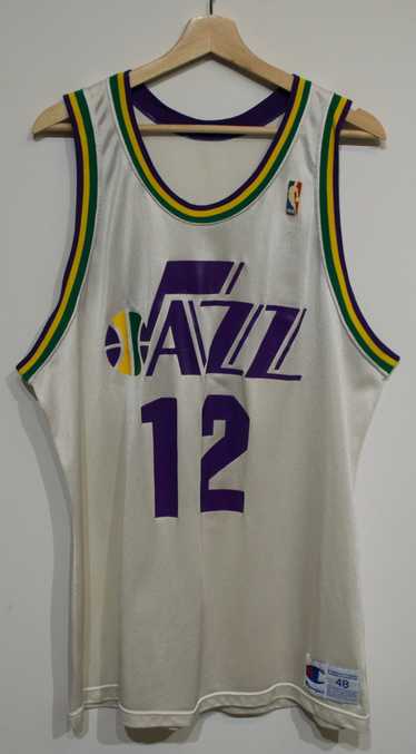 John Stockton Jazz Jersey sz 48/XL - image 1