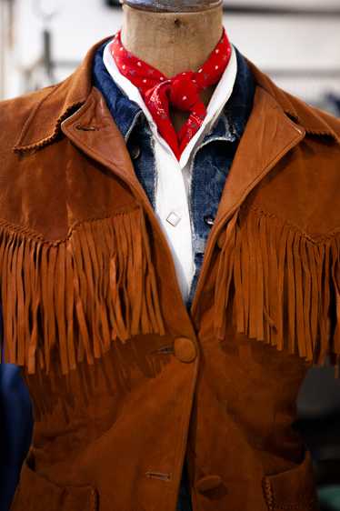 1950s Levi's Big E Western Fringe Jacket - image 1