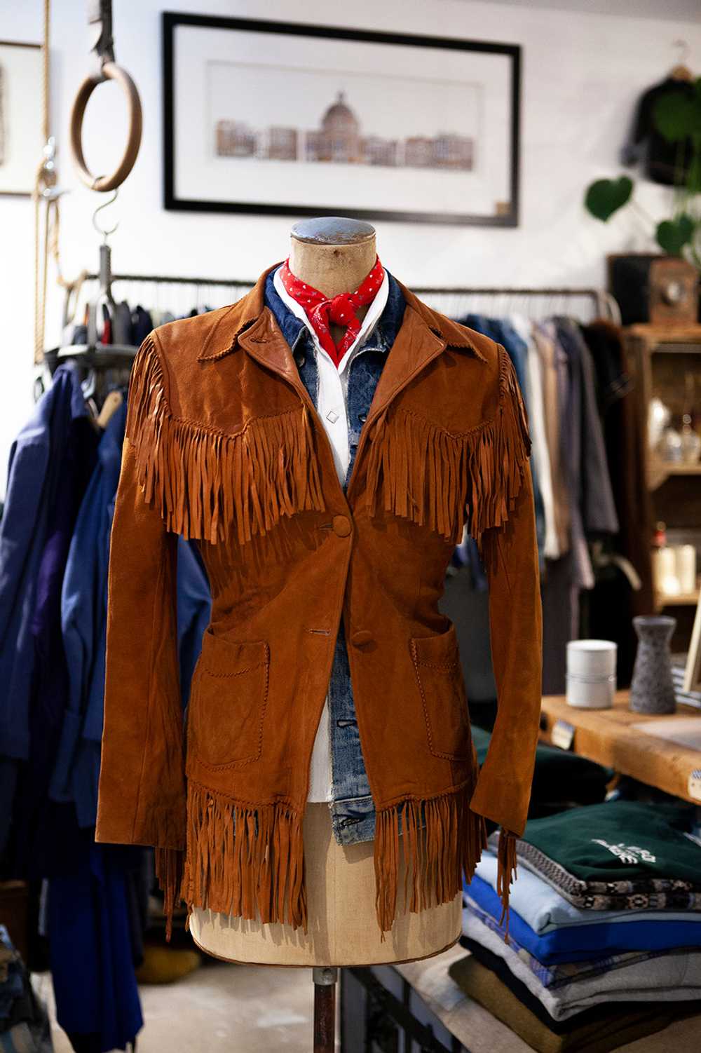 1950s Levi's Big E Western Fringe Jacket - image 2