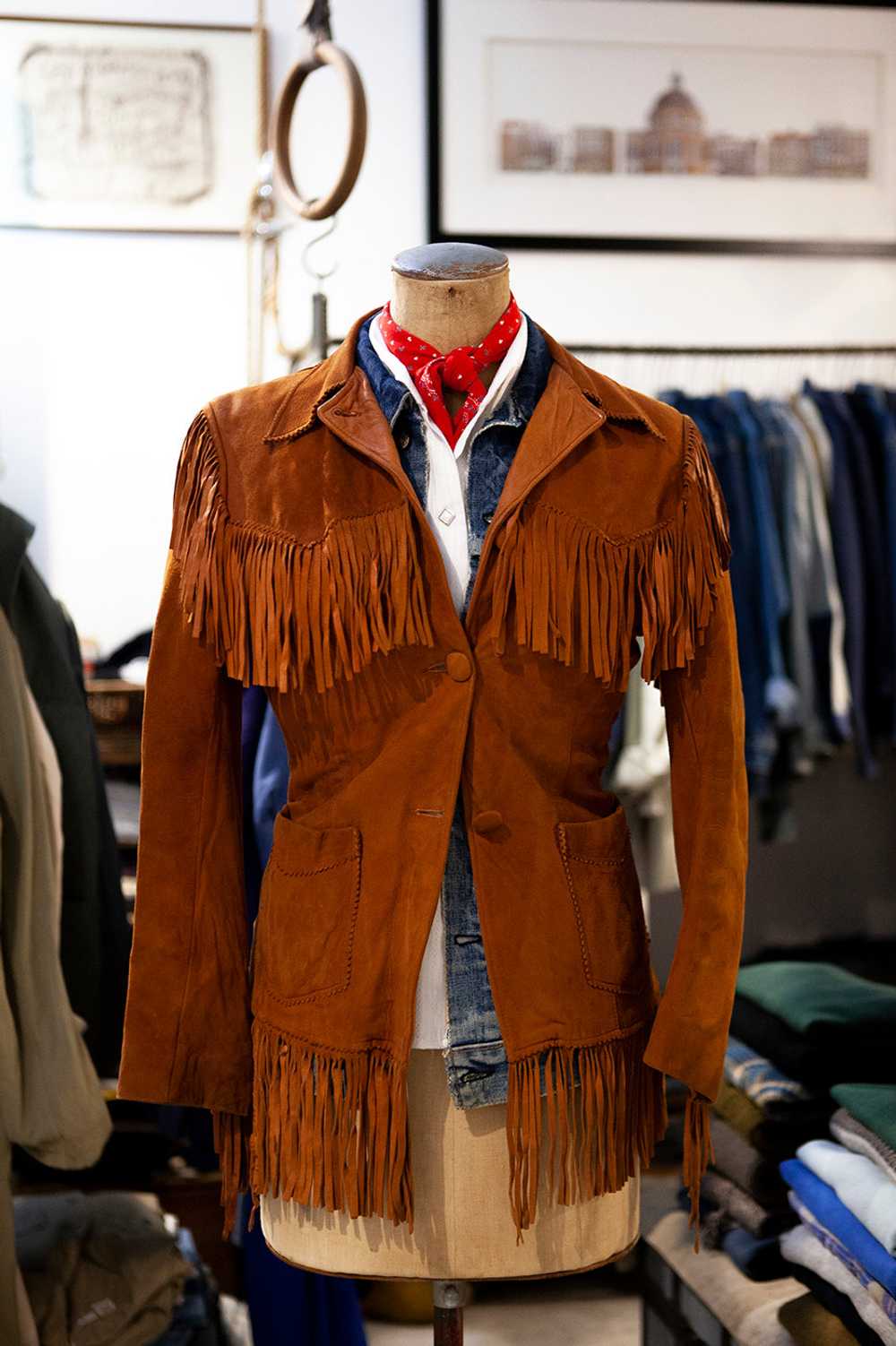 1950s Levi's Big E Western Fringe Jacket - image 3