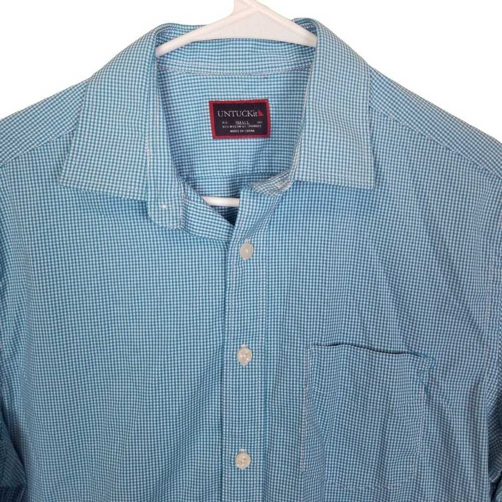 UNTUCKit UNTUCKit S Gingham Long Sleeve Button Up… - image 2
