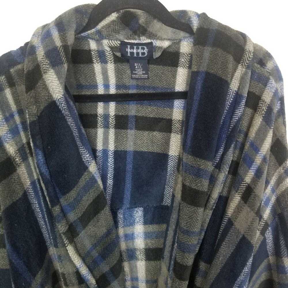 Other Harbor Bay Mens 3XL/4XL Plaid Long Sleeve T… - image 2