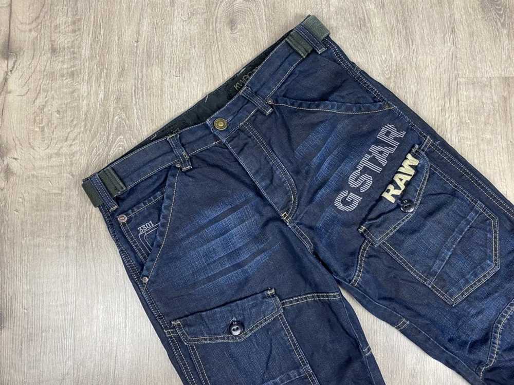 G Star Raw × Vintage Mens G-Star Raw Jeans Naviga… - image 2