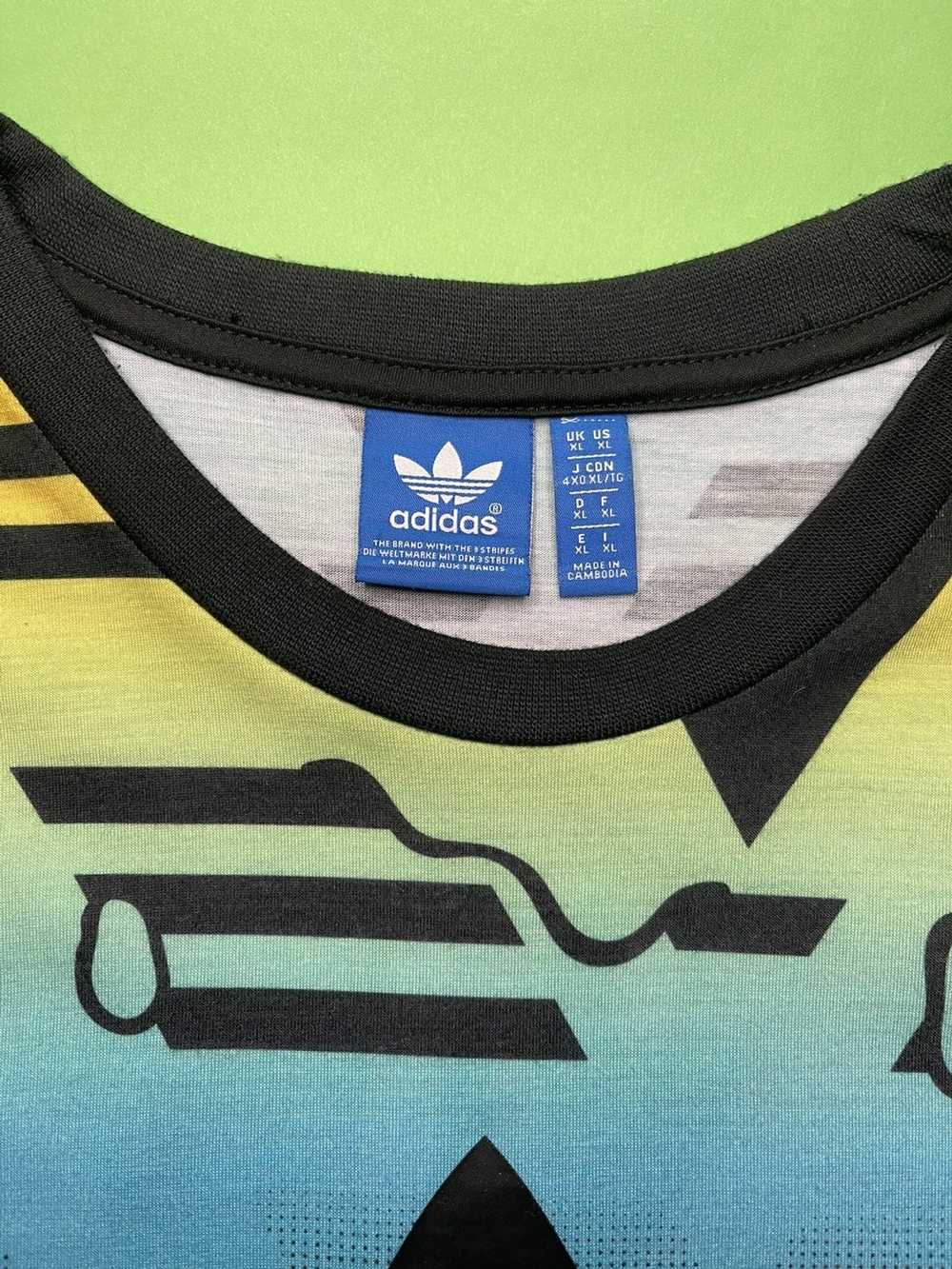 Adidas Adidas multi colored drip printed tee. - image 5
