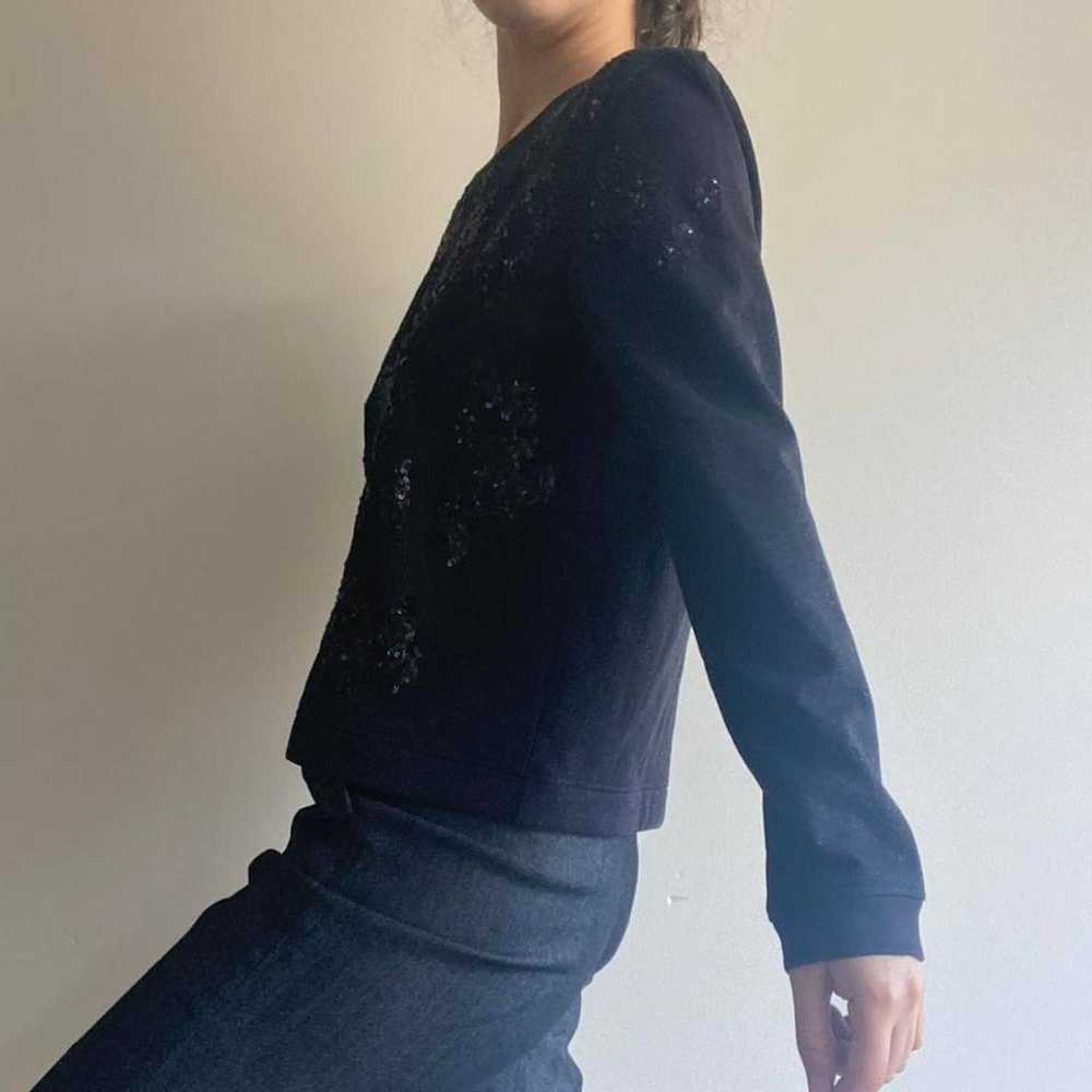 Designer Black sequined maje sweater contemporary - image 2
