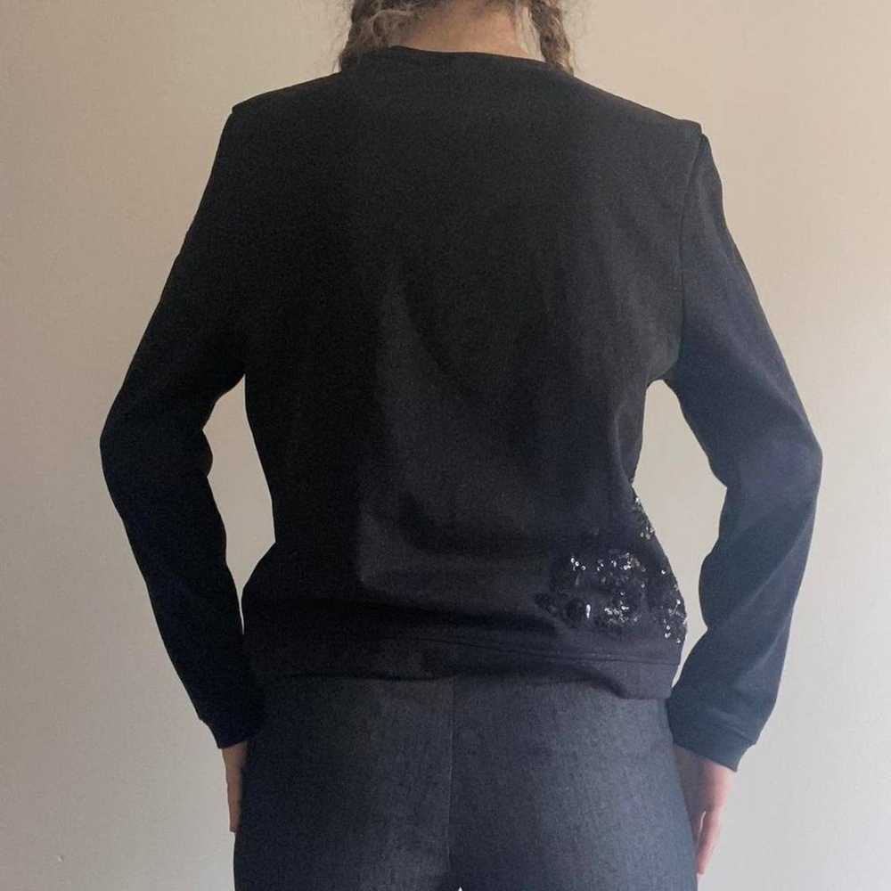 Designer Black sequined maje sweater contemporary - image 3