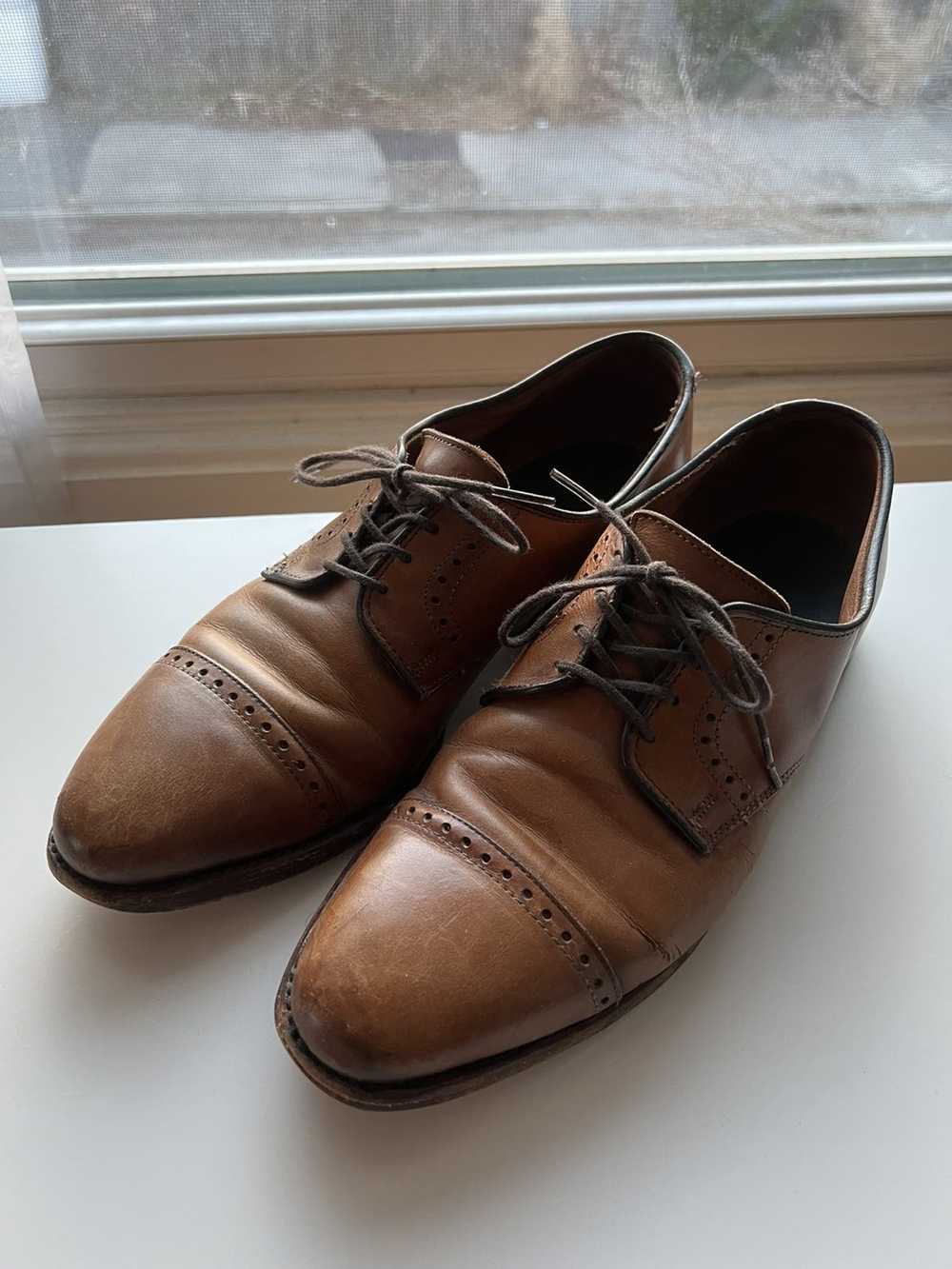 Allen Edmonds Allen Edmonds brown dress shoes 8.5 - image 1