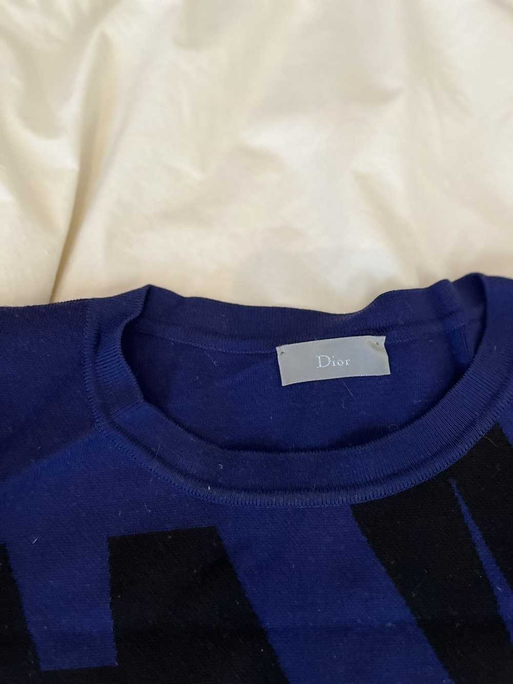 Dior Dior Homme Graphic Virgin Wool Sweater Size L - image 2