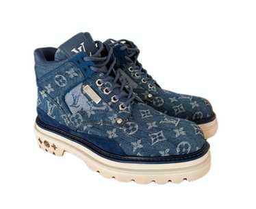Louis Vuitton x Nigo Brown Patch 'Oberkampf' Boots