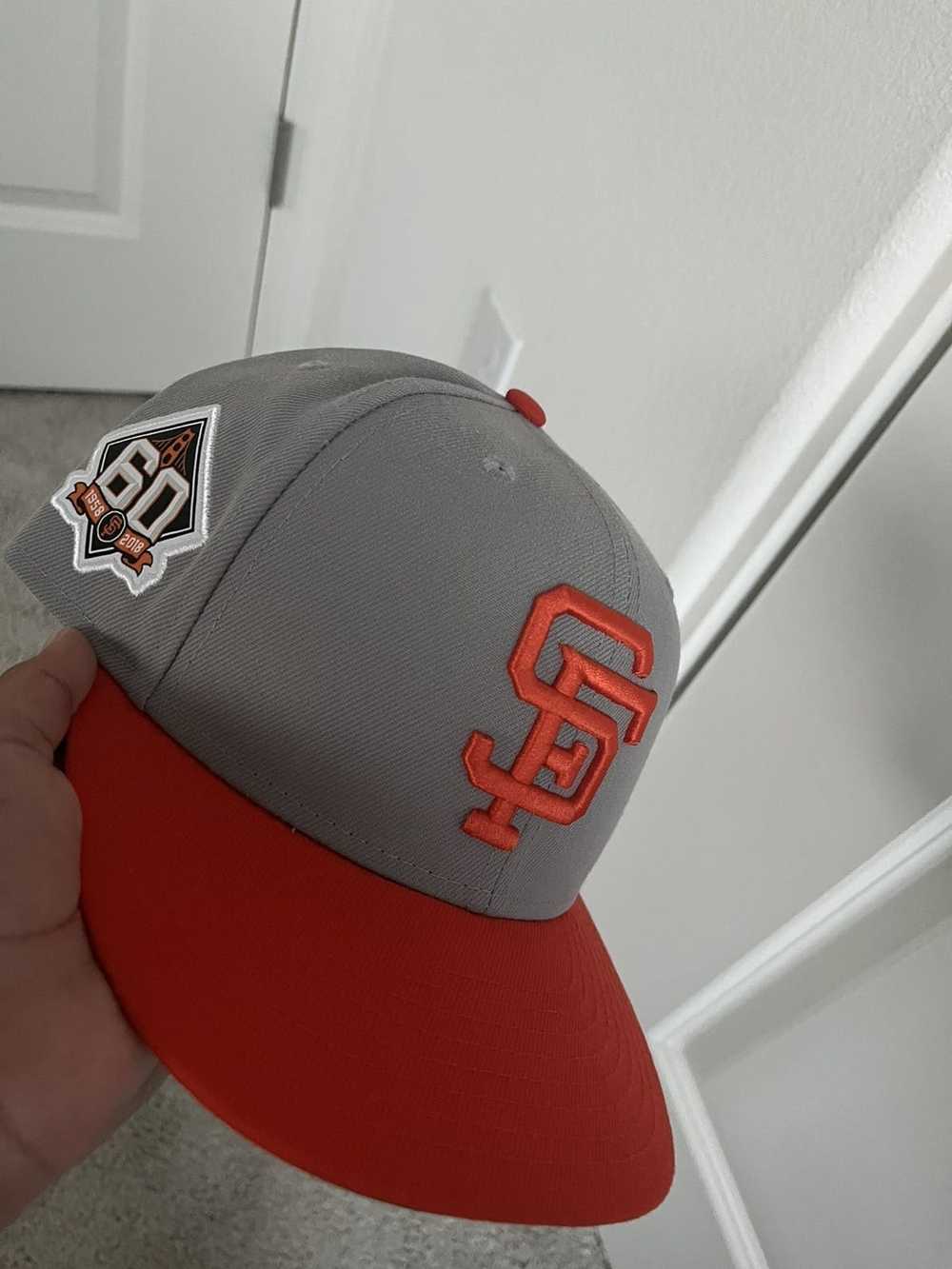 State of Flux x New Era San Francisco Giants 59FIFTY Fitted Hat in Toasted Peanut and Green Oak 7 3/4 / Toasted Peanut and Green Oak