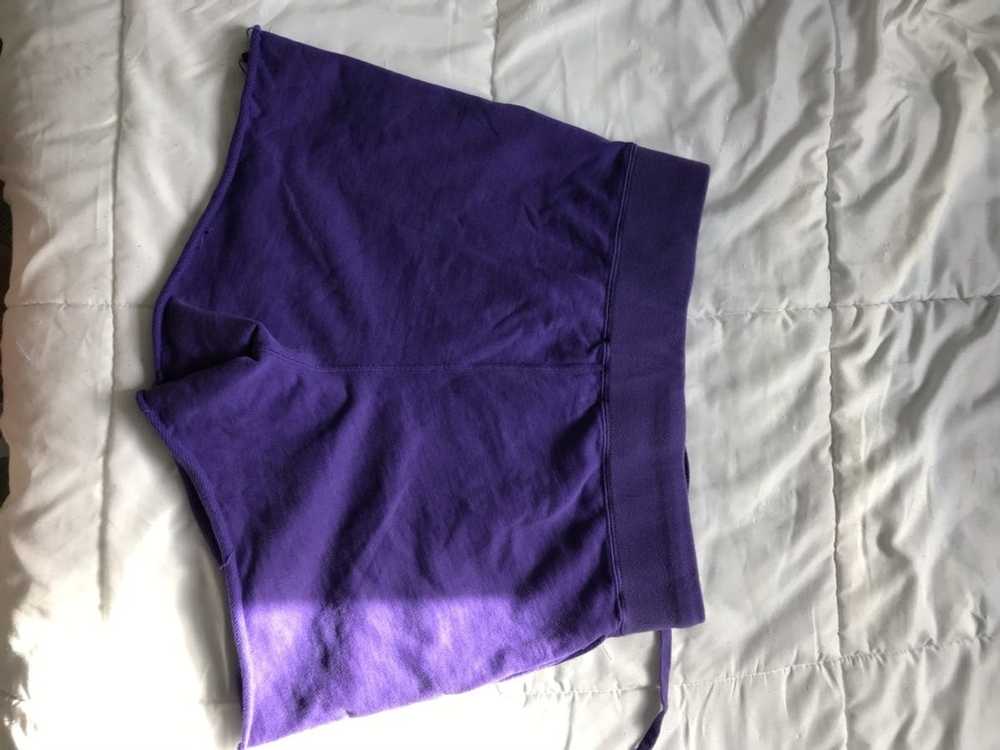 Bape Bape shark shorts purple cropped size M - image 4