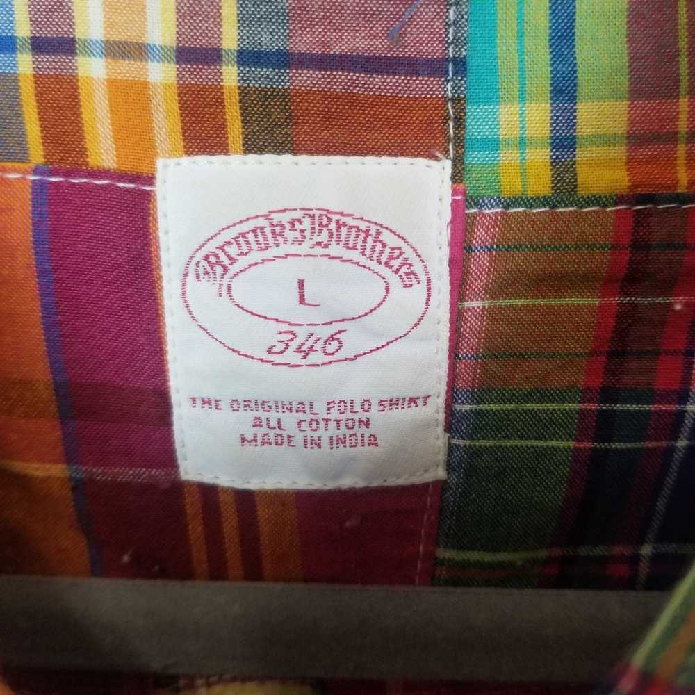 Brooks Brothers Brooks Brothers 346 Plaid Patches… - image 6