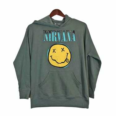 Nirvana NIRVANA Yellow Green Hoodie Size S