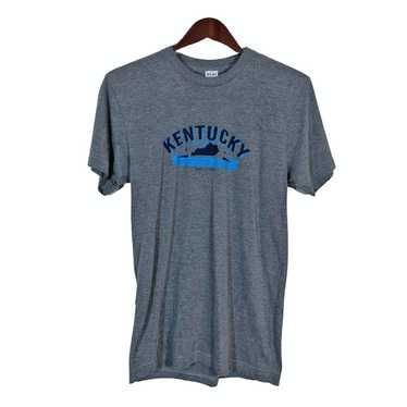 Vintage KENTUCKY Kick Ass Est 1792 Gray T-shirt S… - image 1