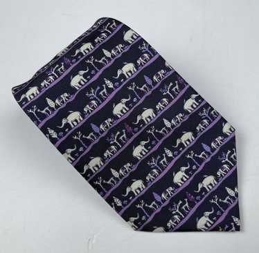 Jim Thompson elephant neck tie - image 1