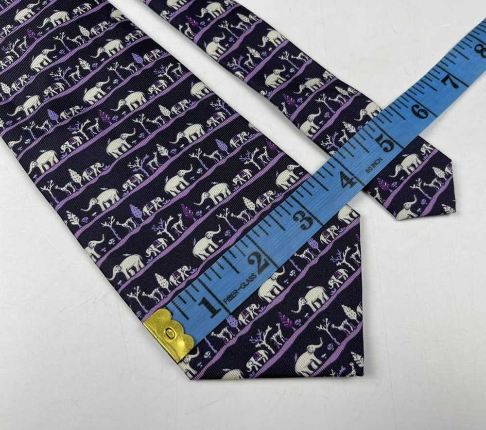 Jim Thompson elephant neck tie - image 5