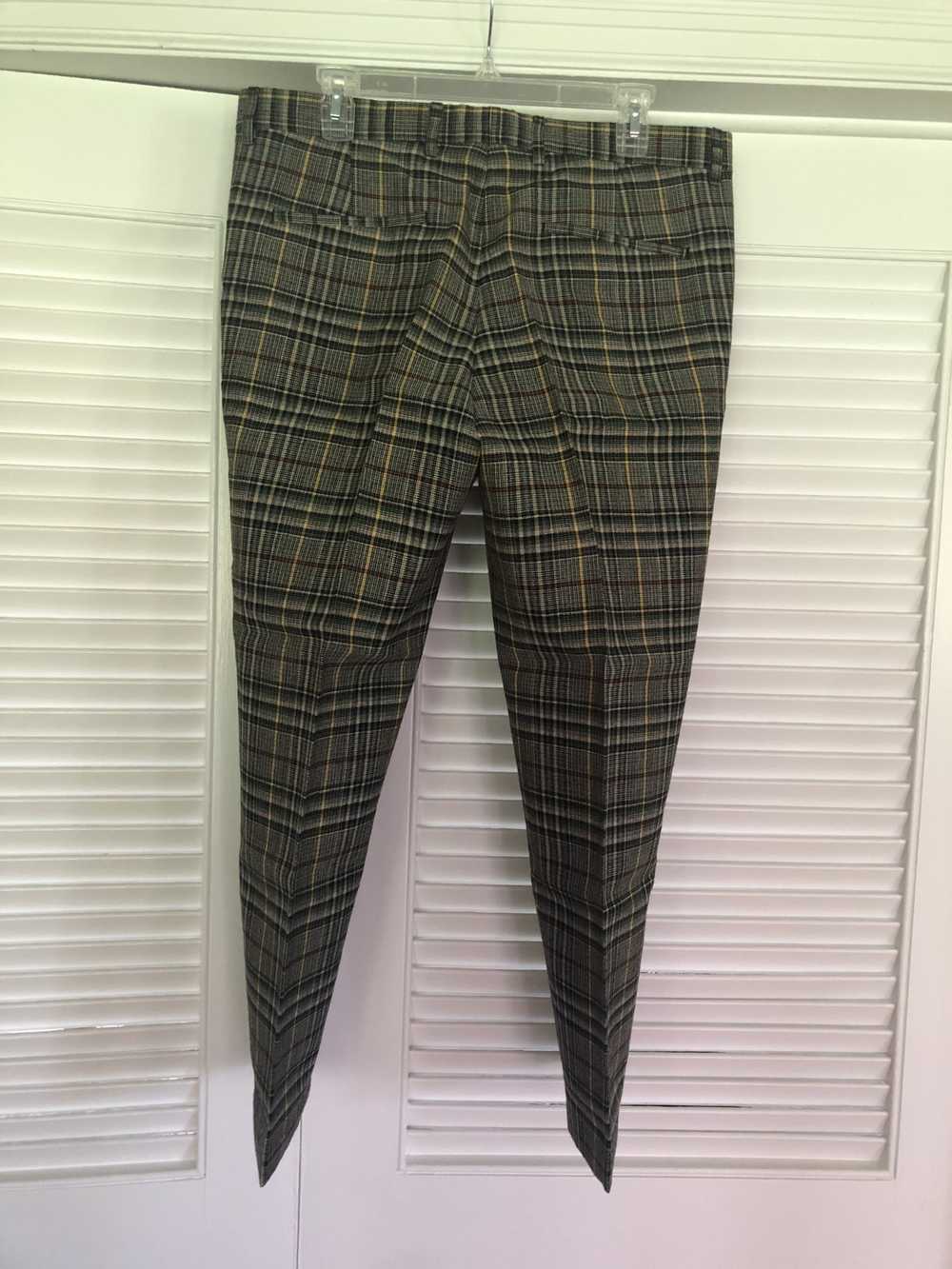 MSGM MSGM WOOL PLAID CROPPED FLARES - image 2