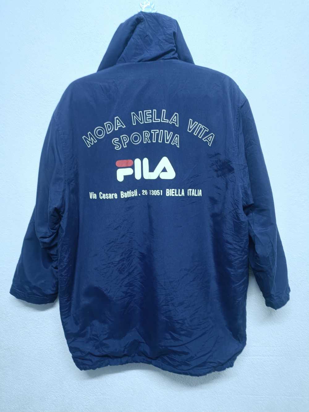 Fila × Streetwear 💥Rare💥Fila Hoodie Long Jacket - image 2