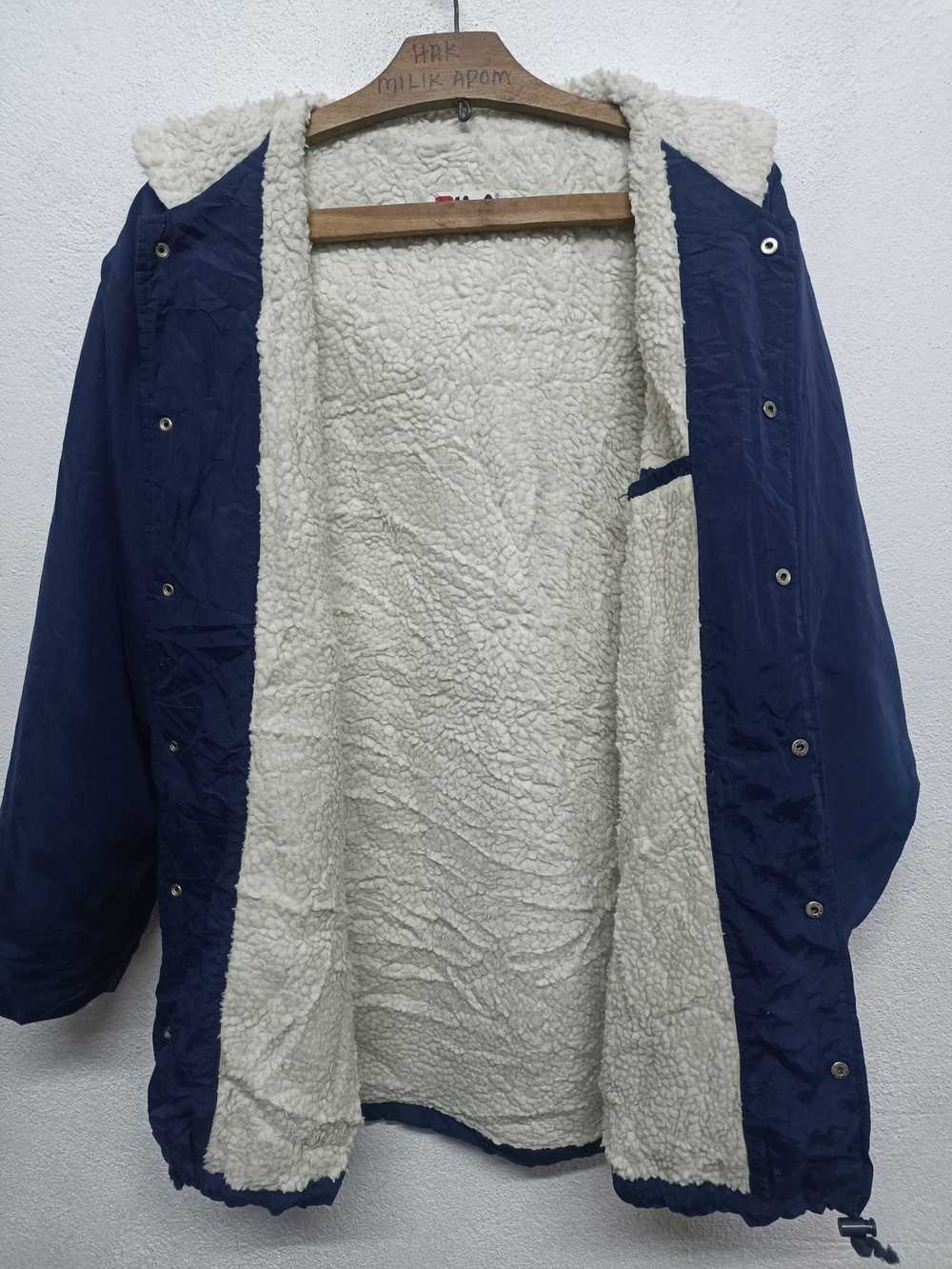 Fila × Streetwear 💥Rare💥Fila Hoodie Long Jacket - image 4