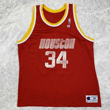 Yesterday's Fits Vtg Champion NBA Houston Rockets Hakeem Olajuwon Jersey