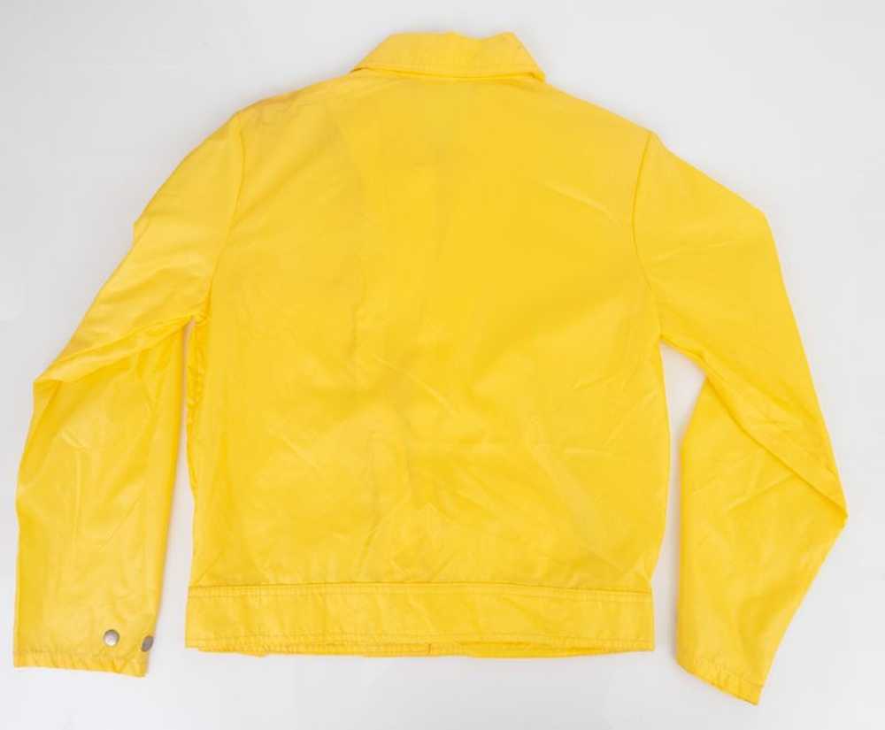 70s Yellow Nylon Windbreaker - image 3