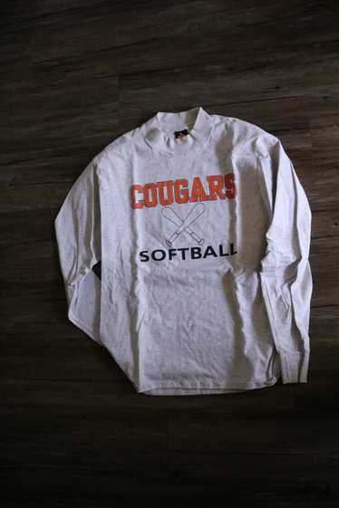 Vintage Vintage 90s Softball Mockneck Longsleeve