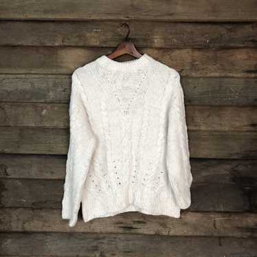 Aran Isles Knitwear × Zara Zara White Aran Isles … - image 1