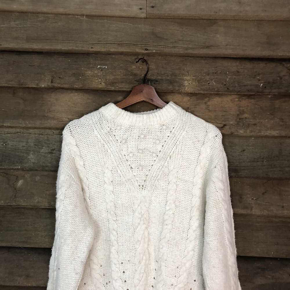 Aran Isles Knitwear × Zara Zara White Aran Isles … - image 2