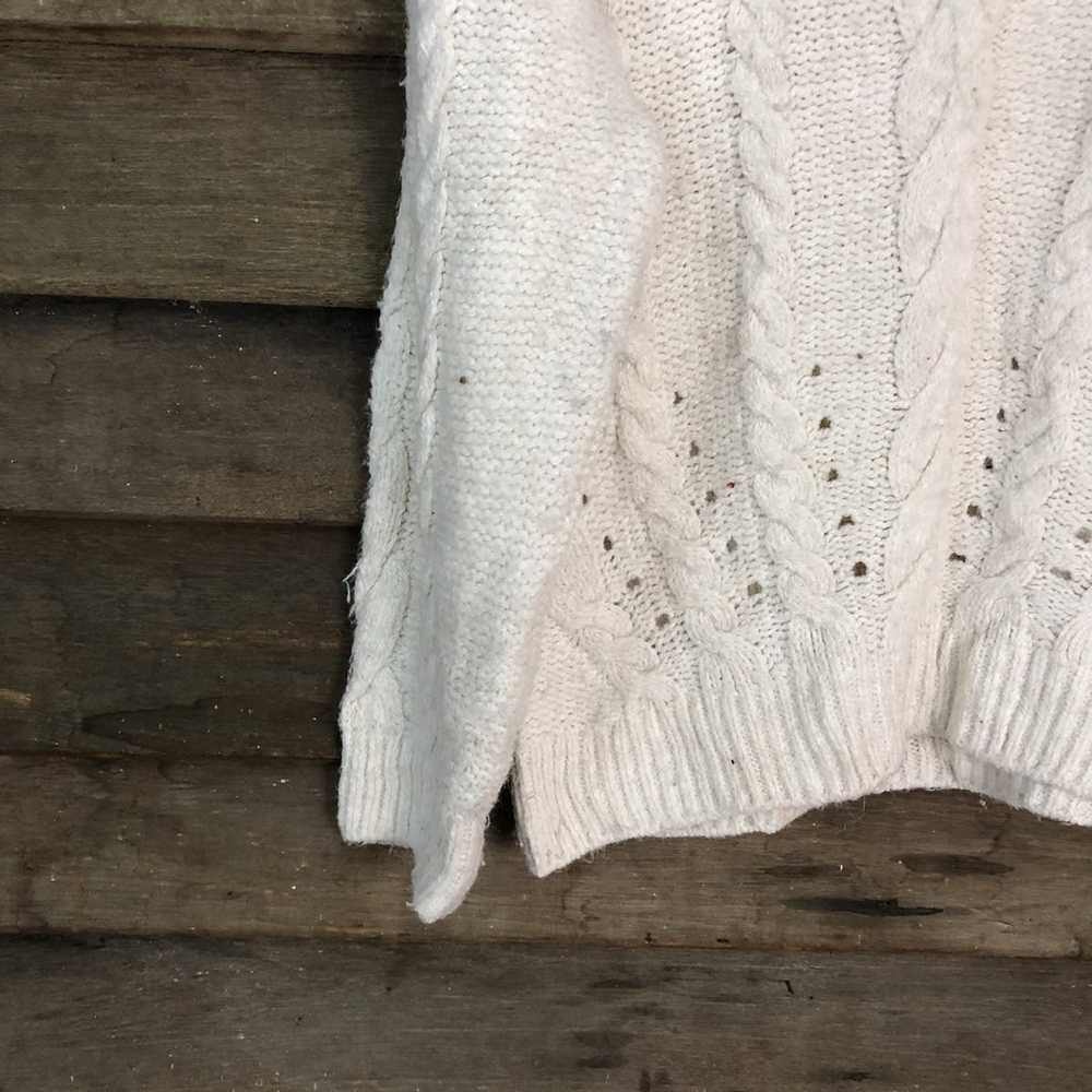 Aran Isles Knitwear × Zara Zara White Aran Isles … - image 4