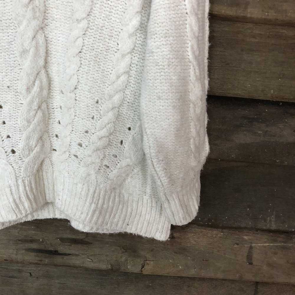 Aran Isles Knitwear × Zara Zara White Aran Isles … - image 5