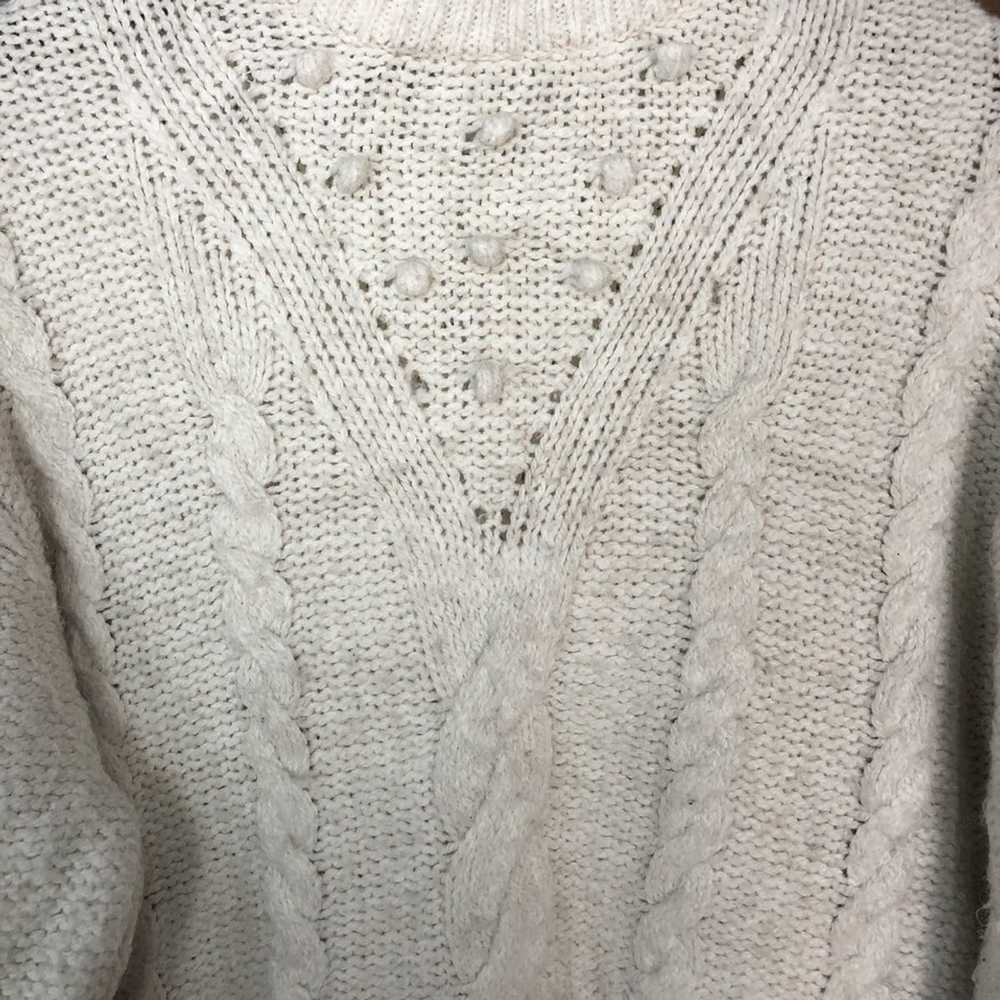 Aran Isles Knitwear × Zara Zara White Aran Isles … - image 6